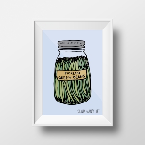 2015-CarneyS-Kitchen-PickledGreenBeans-Framed